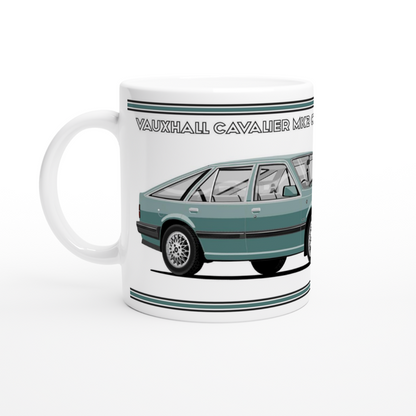 Vauxhall Cavalier Mk2c Hatchback CD in Blue Art Mug