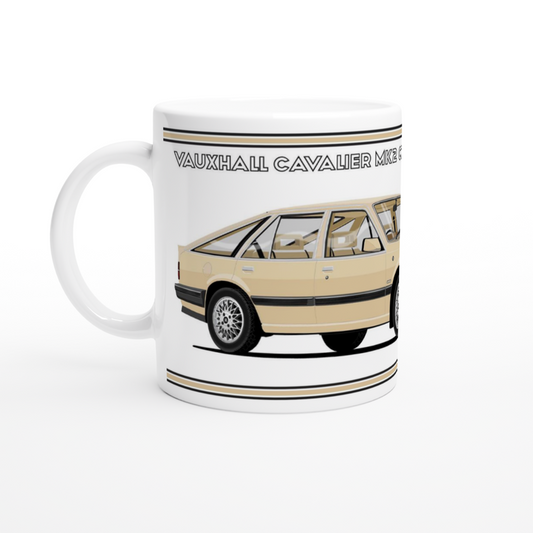 Vauxhall Cavalier Mk2c Hatchback CD in Champagne Art Mug