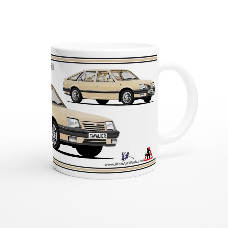 Vauxhall Cavalier Mk2c Hatchback CD in Champagne Art Mug