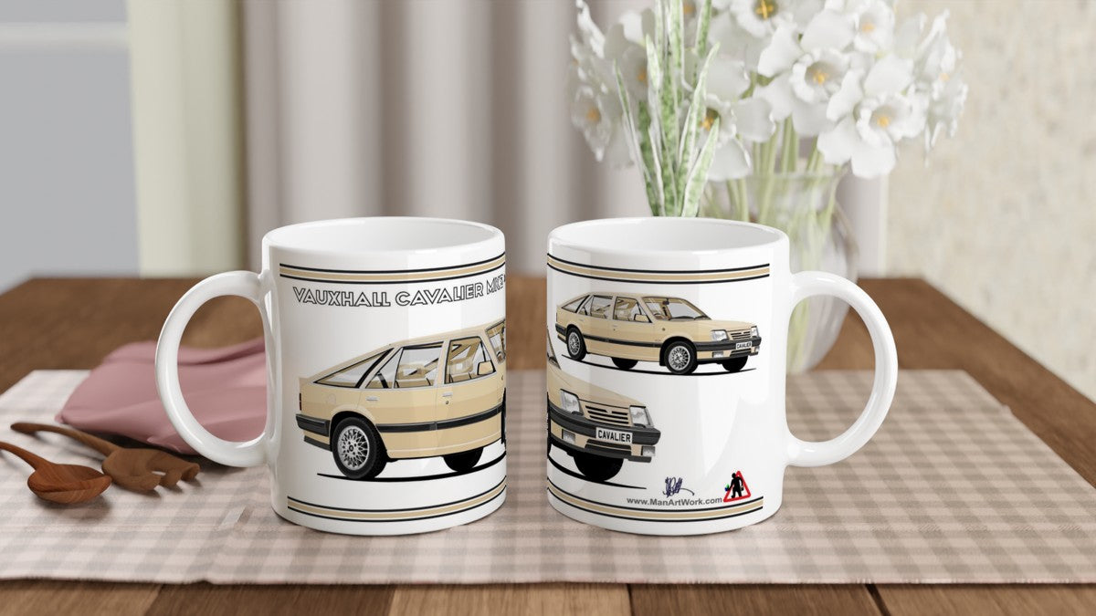 Vauxhall Cavalier Mk2c Hatchback CD in Champagne Art Mug