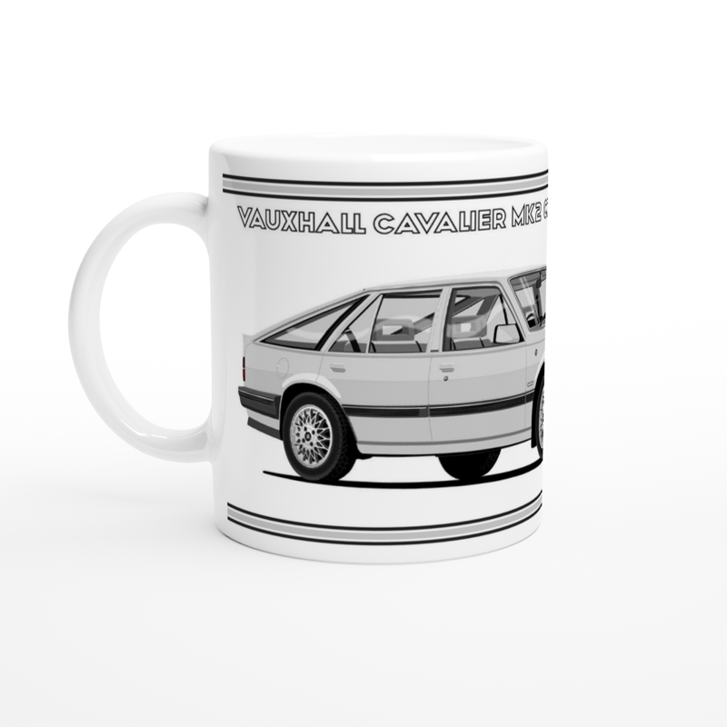 Vauxhall Cavalier Mk2c Hatchback CD in Silver Art Mug