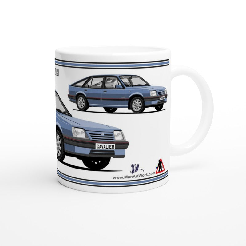 Vauxhall Cavalier Mk2c Hatchback LXi in Blue Art Mug