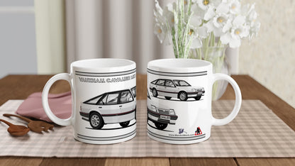 Vauxhall Cavalier Mk2c Hatchback LXi in Silver Art Mug