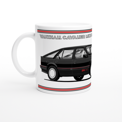 Vauxhall Cavalier Mk2c Hatchback SRi 130 in Black Art Mug