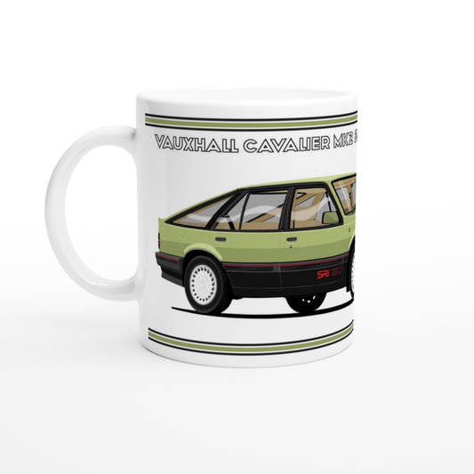 Vauxhall Cavalier Mk2c Hatchback SRi 130 in Green Art Mug