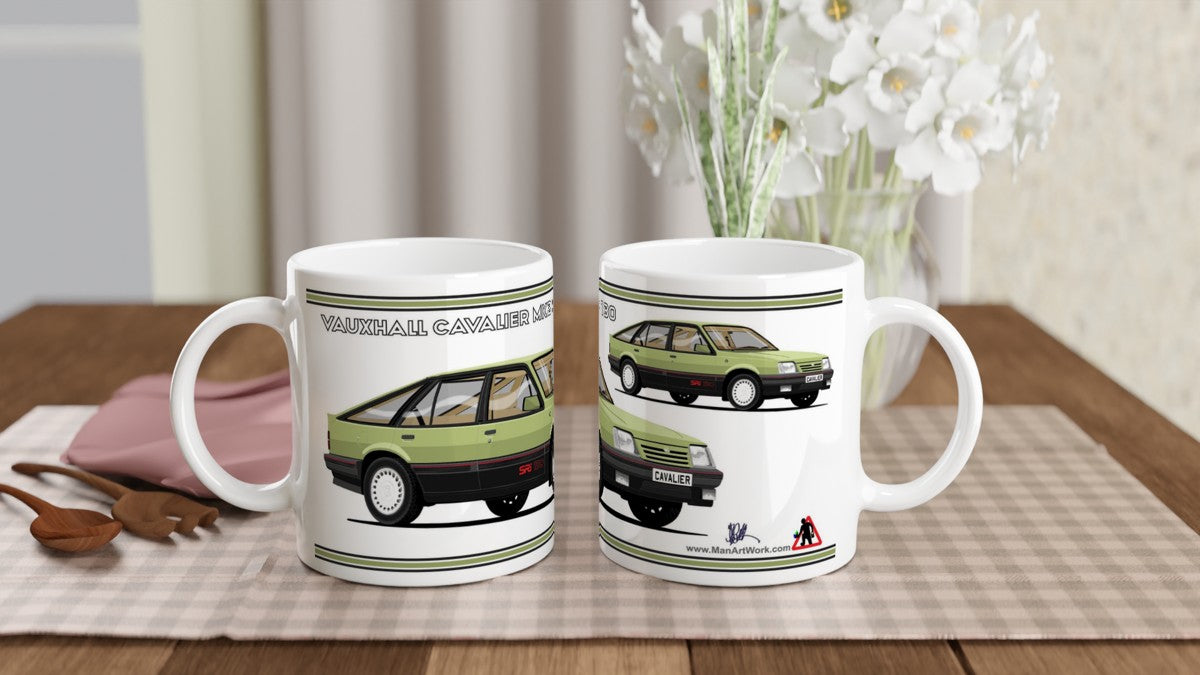 Vauxhall Cavalier Mk2c Hatchback SRi 130 in Green Art Mug