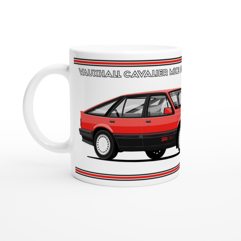 Vauxhall Cavalier Mk2c Hatchback SRi 130 in Red Art Mug