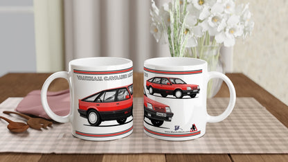 Vauxhall Cavalier Mk2c Hatchback SRi 130 in Red Art Mug