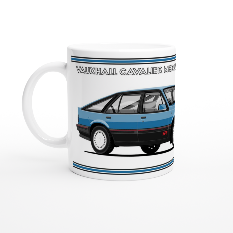 Vauxhall Cavalier Mk2c Hatchback SRi in Blue Art Mug
