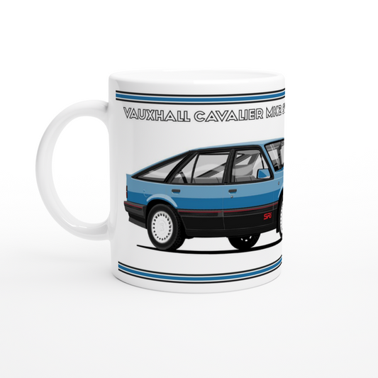 Vauxhall Cavalier Mk2c Hatchback SRi in Blue Art Mug