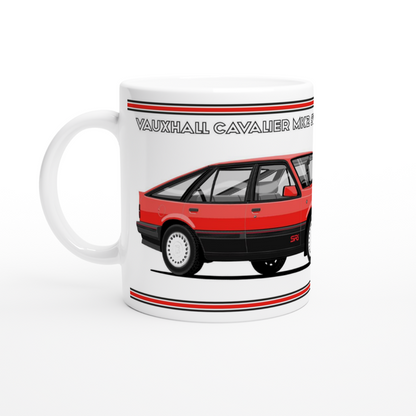 Vauxhall Cavalier Mk2c Hatchback SRi in Red Art Mug