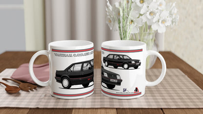 Vauxhall Cavalier Mk2c Saloon SRi 130 in Black Art Mug