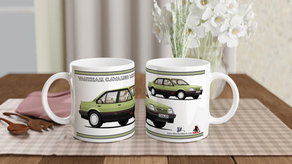 Vauxhall Cavalier Mk2c Saloon SRi in Green Art Mug