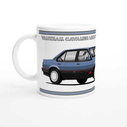 Vauxhall Cavalier Mk2c Saloon SRi in Mid-Blue Art Mug