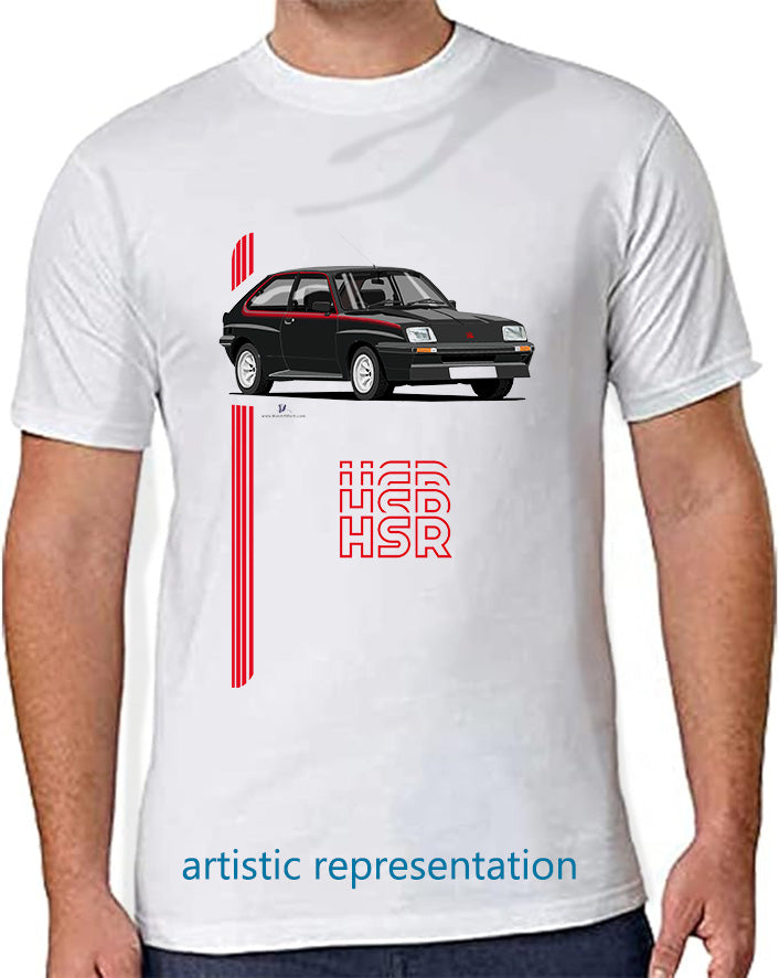 Vauxhall Chevette HSR in Black art T Shirt
