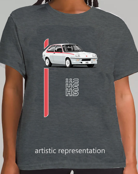Vauxhall Chevette HS on Grey T Shirt
