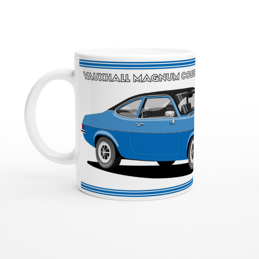 Vauxhall Firenza/Magnum in Blue Art Mug