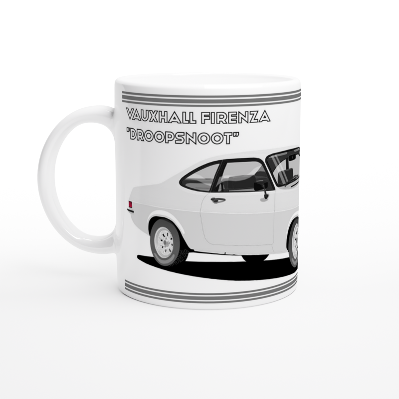 Vauxhall Firenza Droopsnoot in Silver Art Mug