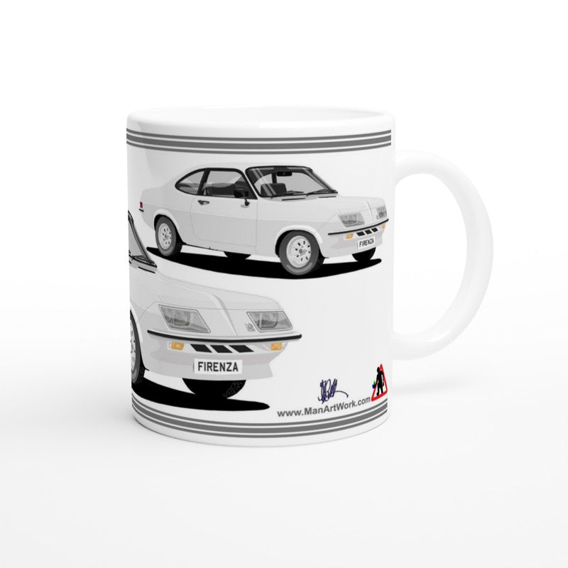 Vauxhall Firenza Droopsnoot in Silver Art Mug