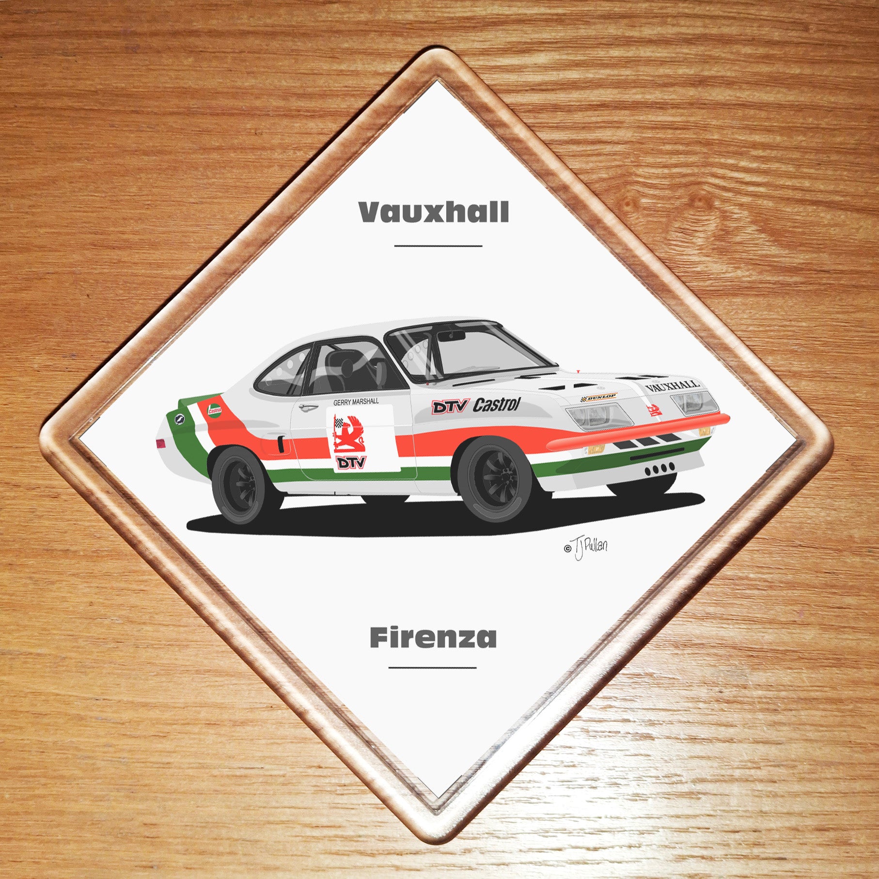 Vauxhall Firenza "Old Nail" art Coaster