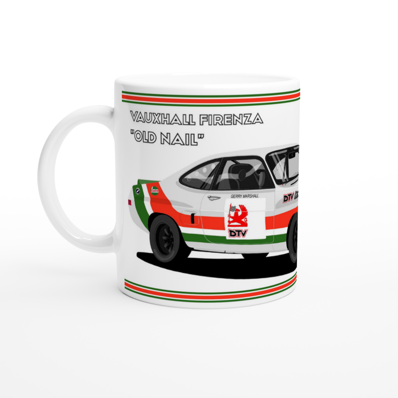 Vauxhall Firenza "Old Nail" touring car Art Mug