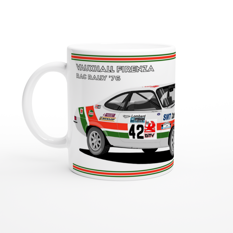 Vauxhall Firenza 1976 RAC Rally Car car Art Mug