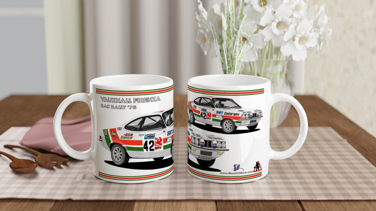 Vauxhall Firenza 1976 RAC Rally Car car Art Mug