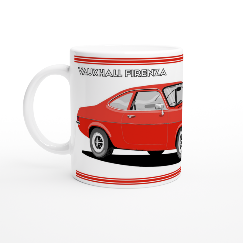 Vauxhall Firenza in Red Art Mug