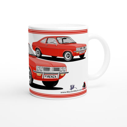 Vauxhall Firenza in Red Art Mug