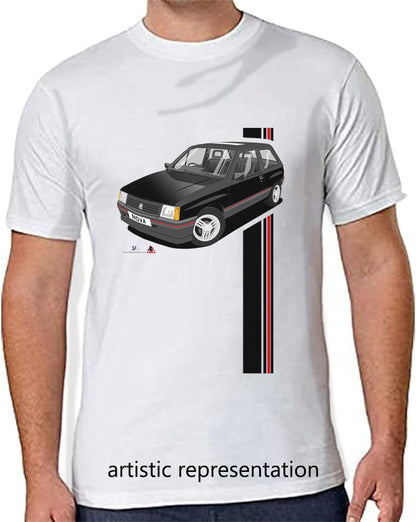 Vauxhall Nova in Black T Shirt