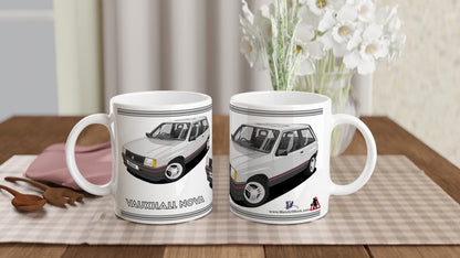 Vauxhall Nova Silver art Mug