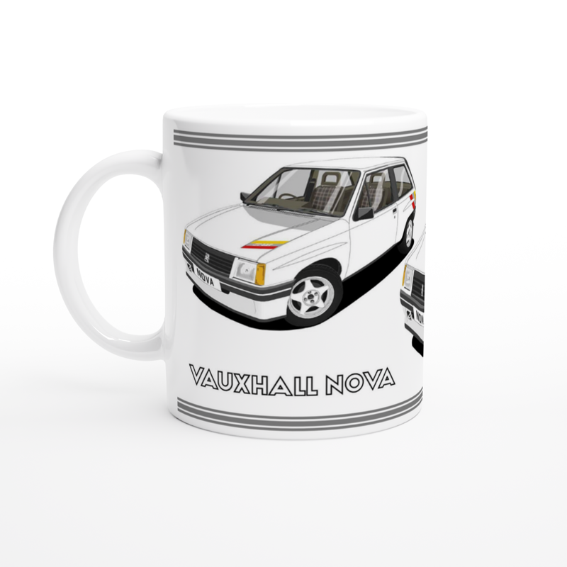 Vauxhall Nova Sport art Mug