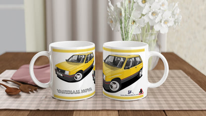 Vauxhall Nova Yellow art Mug