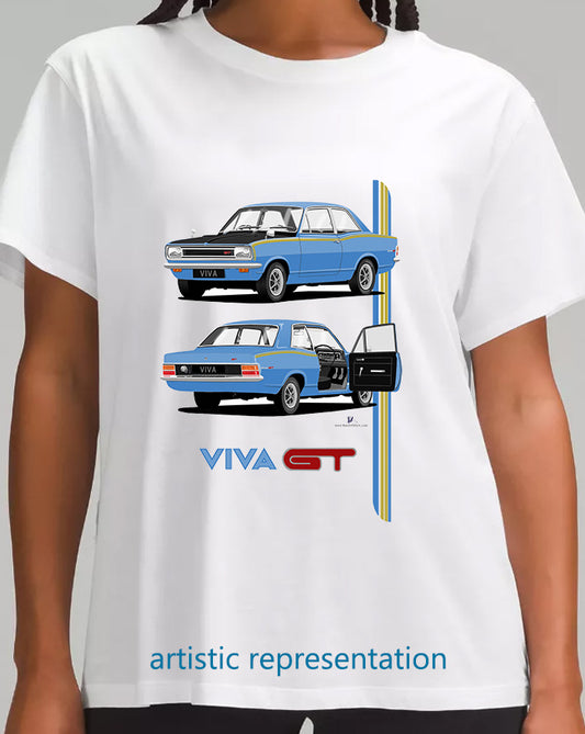 Vauxhall Viva HB GT in Blue T Shirt