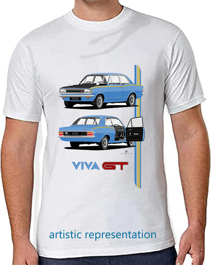 Vauxhall Viva HB GT in Blue T Shirt