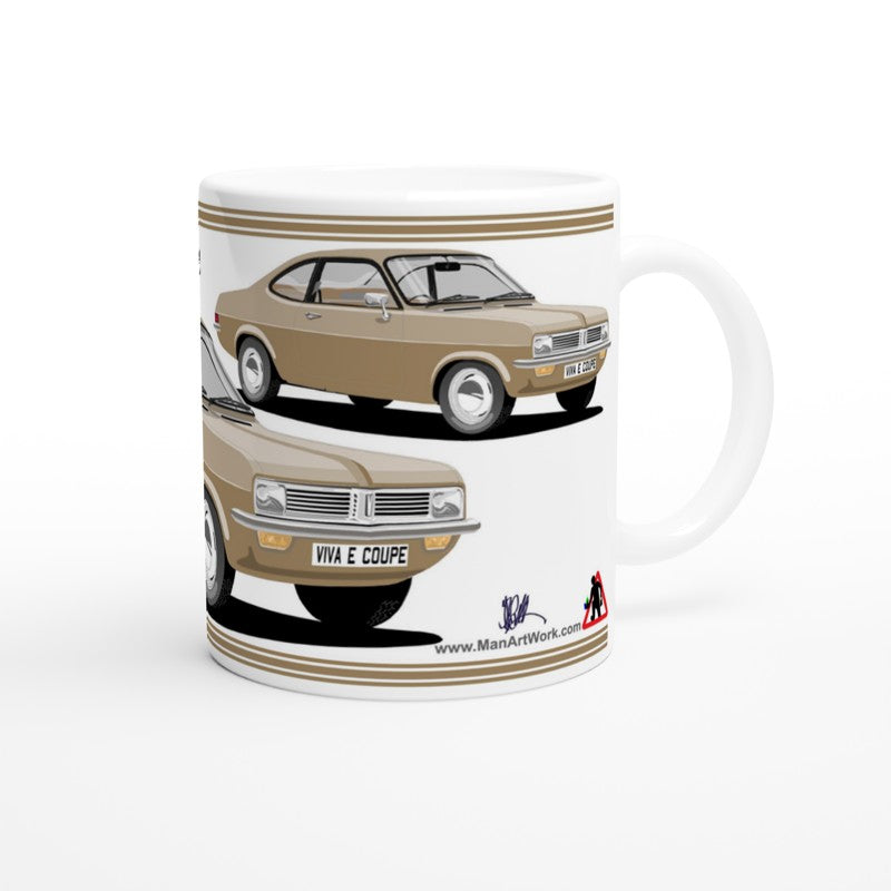 Vauxhall Viva E Coupe-Firenza in Bronze Art Mug