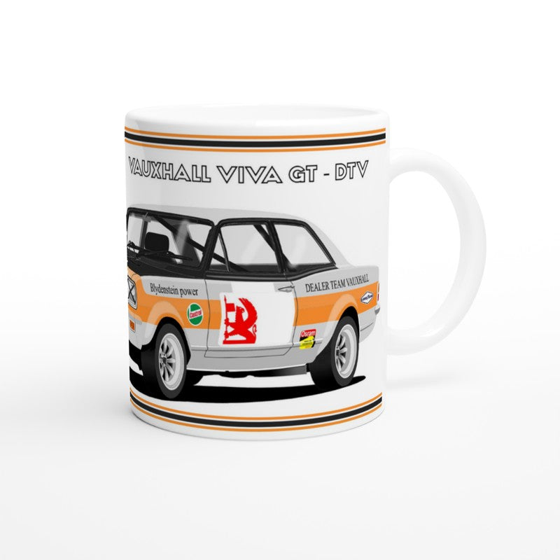 Vauxhall Viva GT DTV Touring Car Art Mug