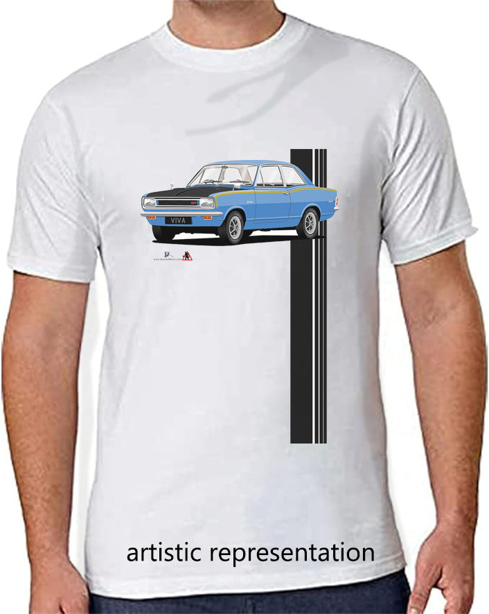 Vauxhall Viva HB GT in Blue T Shirt