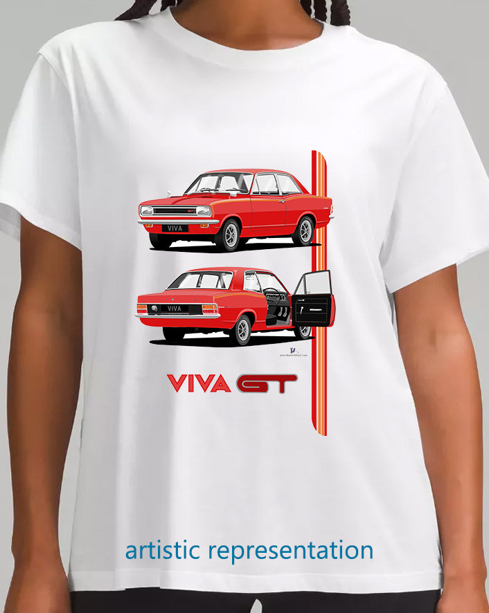 Vauxhall Viva HB GT in Red T Shirt