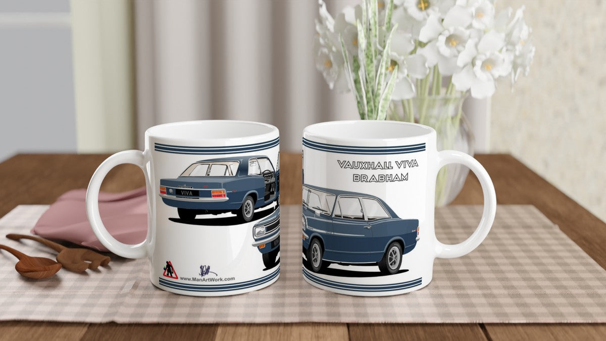 Vauxhall Viva Brabham in Blue Art Mug