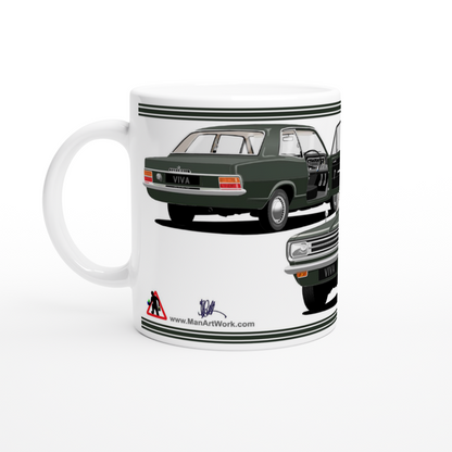 Vauxhall Viva HB Brabham in Green Car Mug