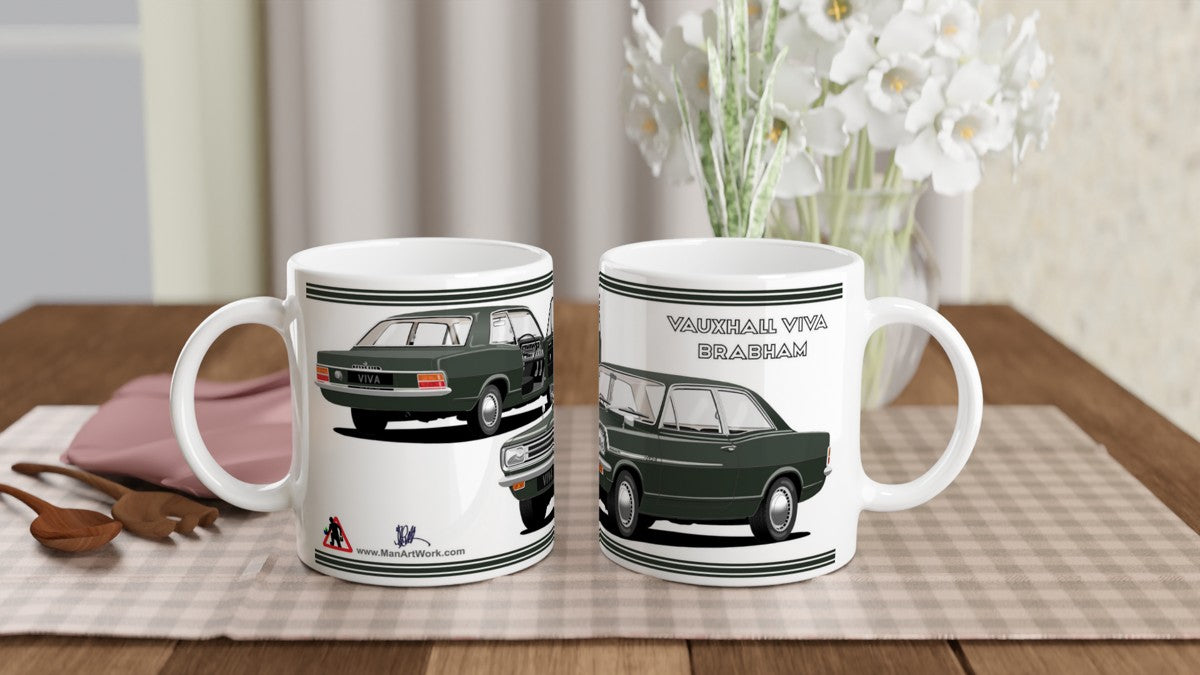 Vauxhall Viva HB Brabham in Green Car Mug