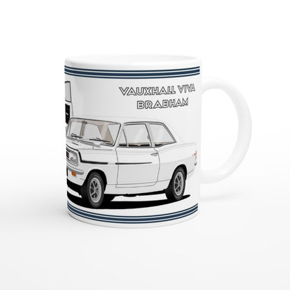 Vauxhall Viva HB Brabham in White Car Mug