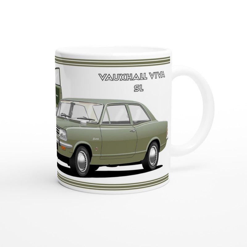 Vauxhall Viva HB SL in Green Car Mug