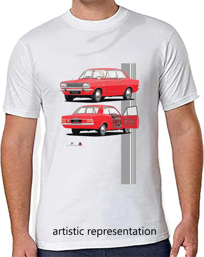 Vauxhall Viva HB SL in Red T Shirt