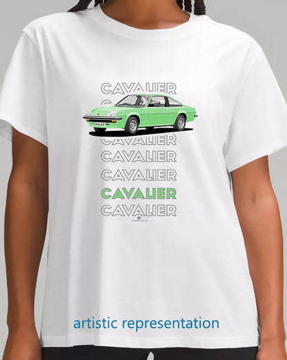 Vauxhall Cavalier Mk1 Coupe in Mid-Green Art T Shirt