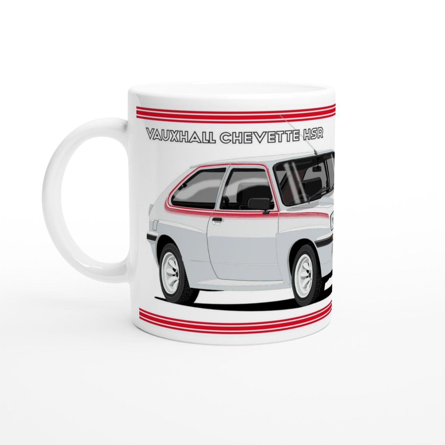 Vauxhall Chevette HSR in Silver Art Mug