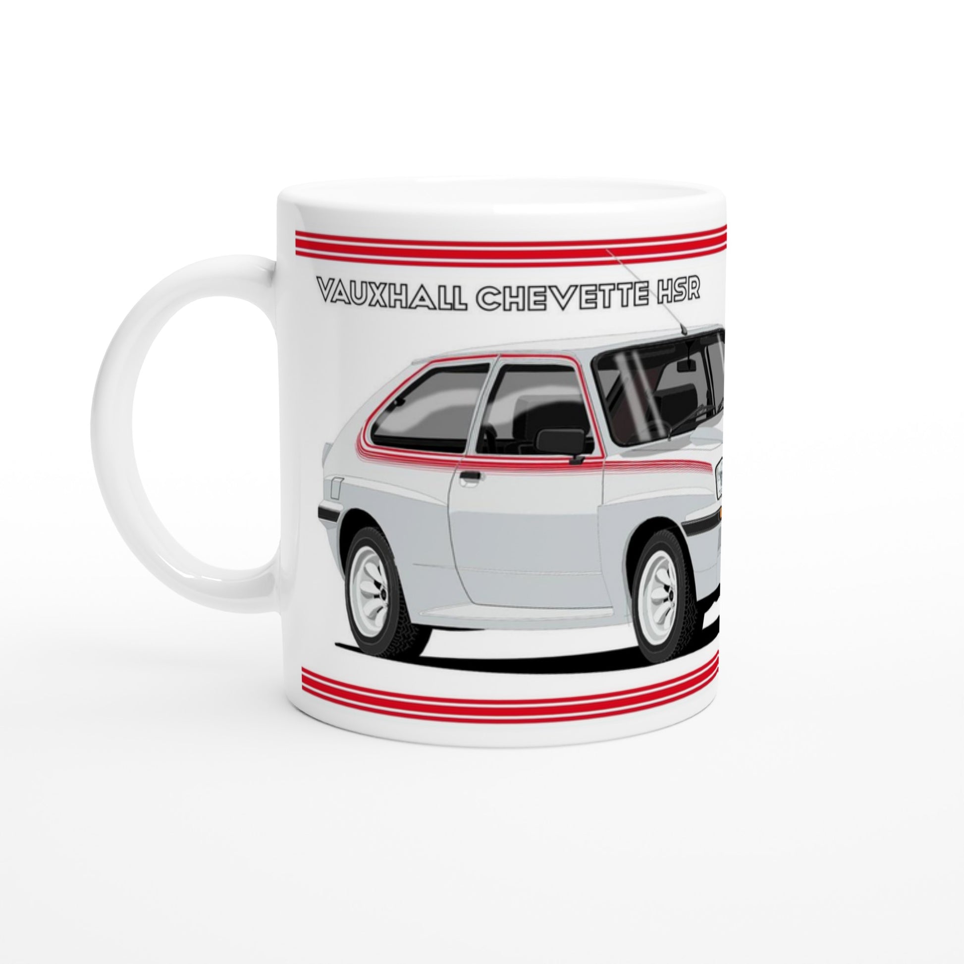 Vauxhall Chevette HSR in Silver Art Mug