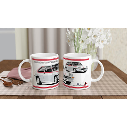 Vauxhall Chevette HSR in Silver Art Mug