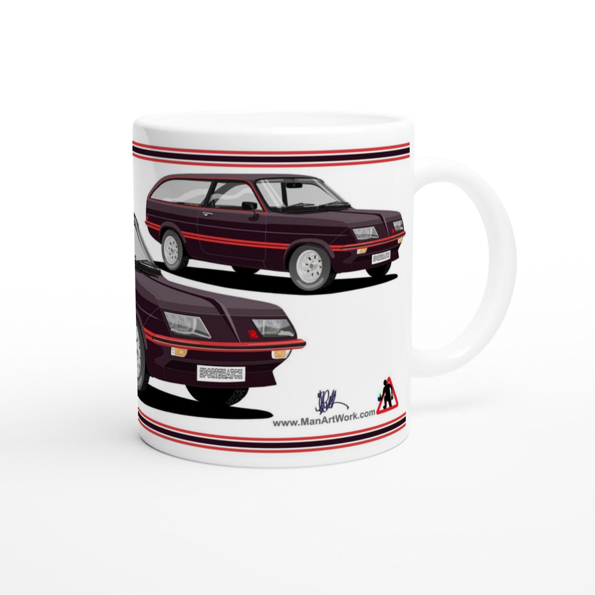 Vauxhall Magnum Sportshatch in Wine Art Mug
